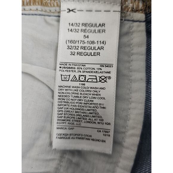 Gap 1969 Jeans Women Size 14/32R Blue Cotton Stretch High Rise Legging Skimmer. - Picture 13 of 14